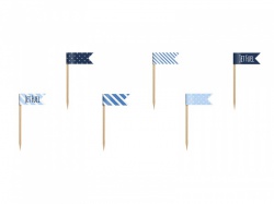Zápich na cupcake Mini Flags Little Plane 