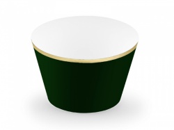 Cupcake tmavě zelená sada