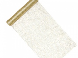 Zlatá síťovina - organza