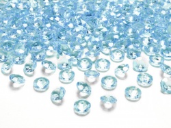 Tyrkysové diamanty konfety 