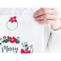 Visačky Merry Xmas bílé