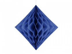Tmavě modrý papírový diamant II