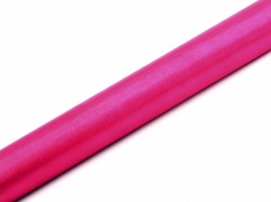 Tmavě růžová organza