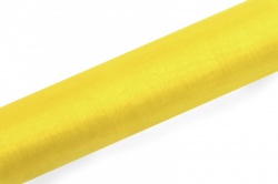 Světle žlutá organza