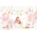 Zlato-růžový set - 1st Birthday