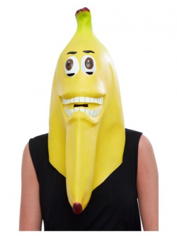 Banánová latexová maska