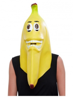 Banánová latexová maska