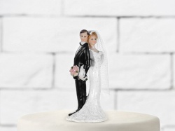 Svatební dortové figurky S kyticí