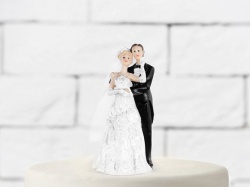 Svatební dortové figurky Něžné objetí