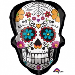 Fóliový balónek Sugar Skull