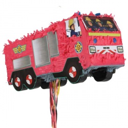 Piňata Hasičské auto tahací