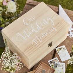 Dřevěný Memory Box