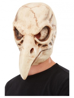 Latexová maska Ptačí lebka