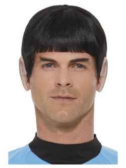 Star Trek paruka Spock, černá