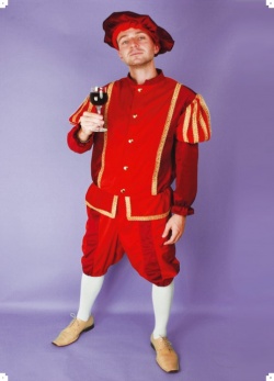 Kostým Princ - červený