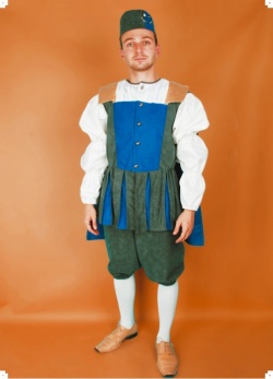 Kostým Princ - zelený