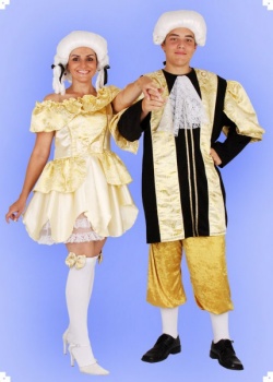 Kostým Princ - zlatý