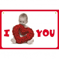 Vtipná cedulka: I love you