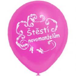 Nafukovací balónek pro novomanžele 6ks