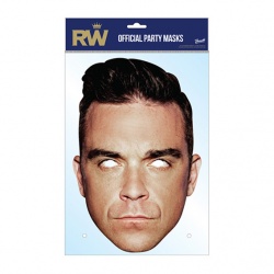 Papírová maska Robbie Williams