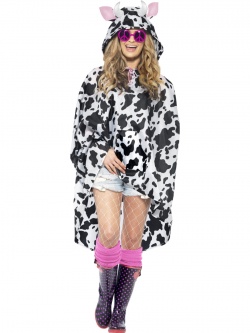 Party poncho Kravička - pláštěnka