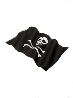 Vlajka pirátská (větší)