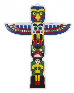 Dekorace Indiánský totem