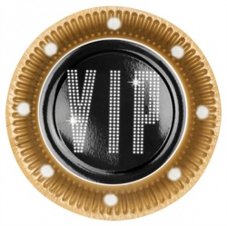 Talíře VIP motiv (6 ks)