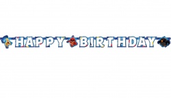 Girlanda - Happy Birthday Angry Birds