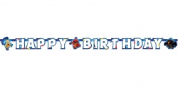 Girlanda - Happy Birthday Angry Birds