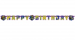 Girlanda - Happy Birthday Želvy Ninja