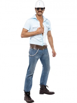 Kostým Village People - Stavebník